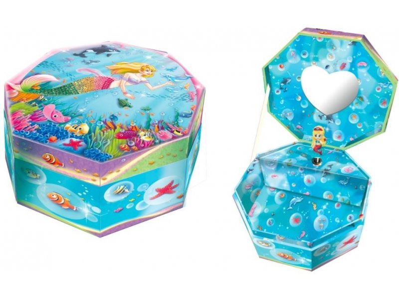 Музыкальная коробка Pulio Octagonal Mermaid