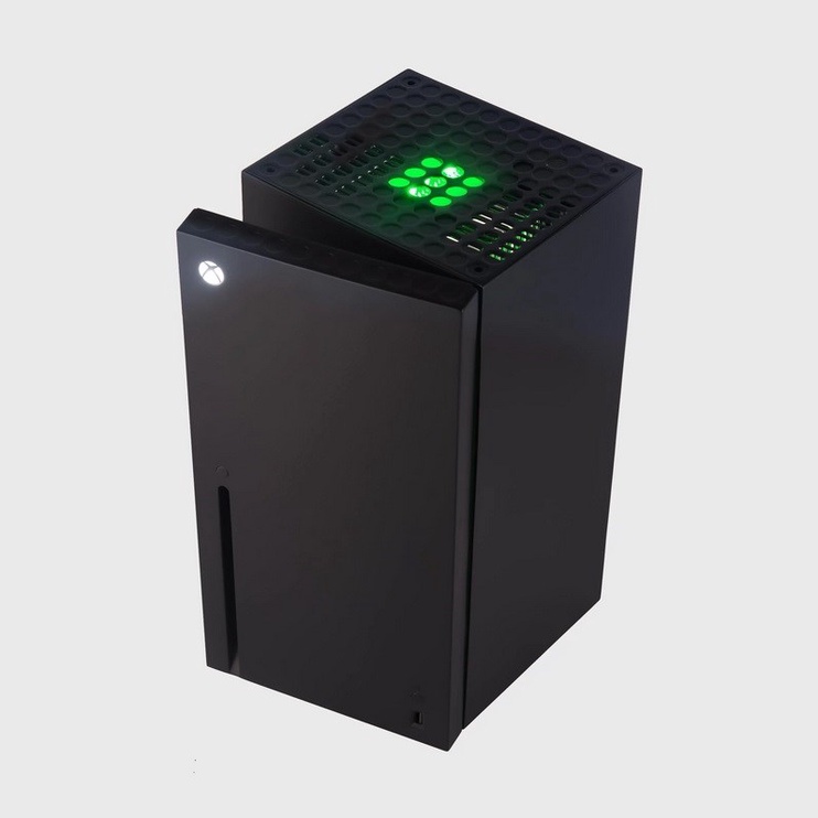 Холодильник Ukonic Microsoft Xbox Series X, черный/зеленый
