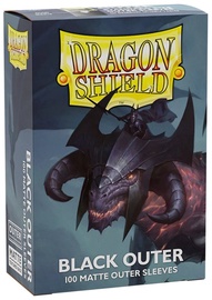 Mängukaartide ümbris Dragon Shield Standard Matte Outer, must
