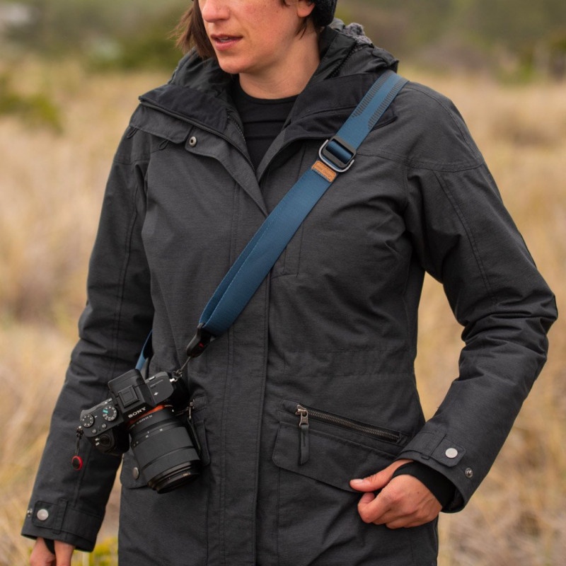 Plecu siksna Peak Design Slide Lite Camera Strap Midnight, 145 cm
