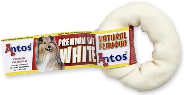 Лакомство для собак Antos Donut White, воловья кожа, 0.09 кг