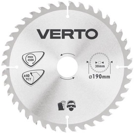 Verto Circular Saw Blade 190x30mm 40T
