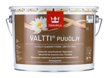 Medienos aliejus Tikkurila Valtti Puuoljy, bespalvis, 9 l