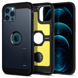 Чехол Spigen Tough Armor for Iphone 12 Pro Max, черный/темно-синий