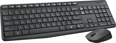 Клавиатура Logitech MK235 DE, серый, беспроводная