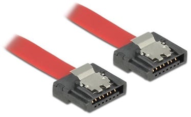 Juhe Delock Cable SATA to SATA Red 0.3m