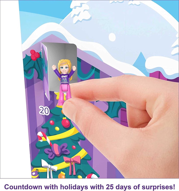 Advento kalendorius Mattel Polly Pocket, 25.4 cm