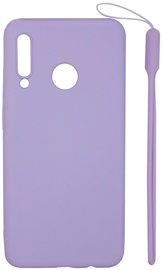 Evelatus Soft Touch Back Case With Strap For Huawei P30 Lite Purple