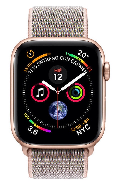 Išmanusis laikrodis Apple SW-200, aukso/rožinė