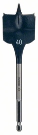 Urbis Bosch Flat drill bit, koka/ģipškartons, spalvveida, Sešstūris, 40 mm x 152 mm