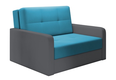 Диван-кровать Idzczak Meble Top 2 Blue, 132 x 104 x 92 см
