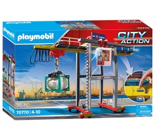 Konstruktor Playmobil City Action 70770 Gantry Crane With Containers