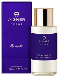 Aigner Debut By Night Bath And Shower Gel 200ml