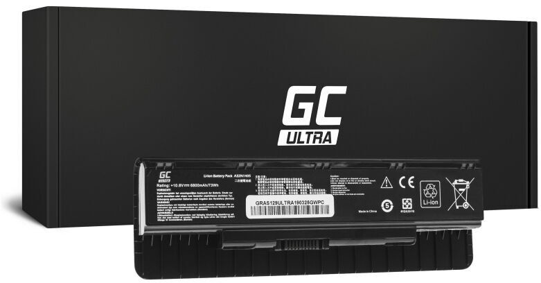 Sülearvutiaku Green Cell Ultra Laptop Battery For Asus G551 6800mAh