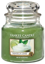 Ароматическая свеча Yankee Candle Classic Medium Jar Vanilla Lime, 411 г