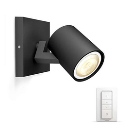 Išmanusis šviestuvas Philips Runner Hue, juodas, 1x5.5W 230V