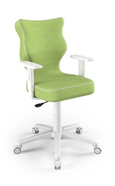 Vaikiška kėdė Entelo Duo Size 6 VS05, balta/žalia, 425x400x1045 mm