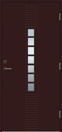 Durvis Viljandi Andre 7R, labais, brūna, 209 x 99 x 6.2 cm