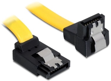 Juhe Delock Cable SATA / SATA 6 Gb/s Yellow 0.50 m