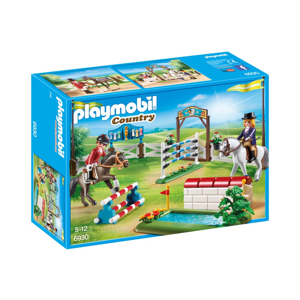 playmobil horse show building set