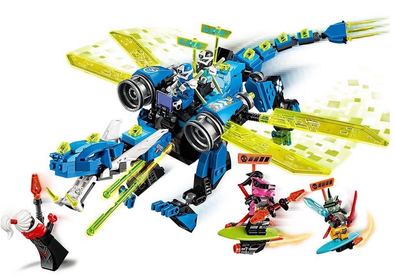 Конструктор LEGO® Ninjago Кибердракон Джея 71711, 518 шт.