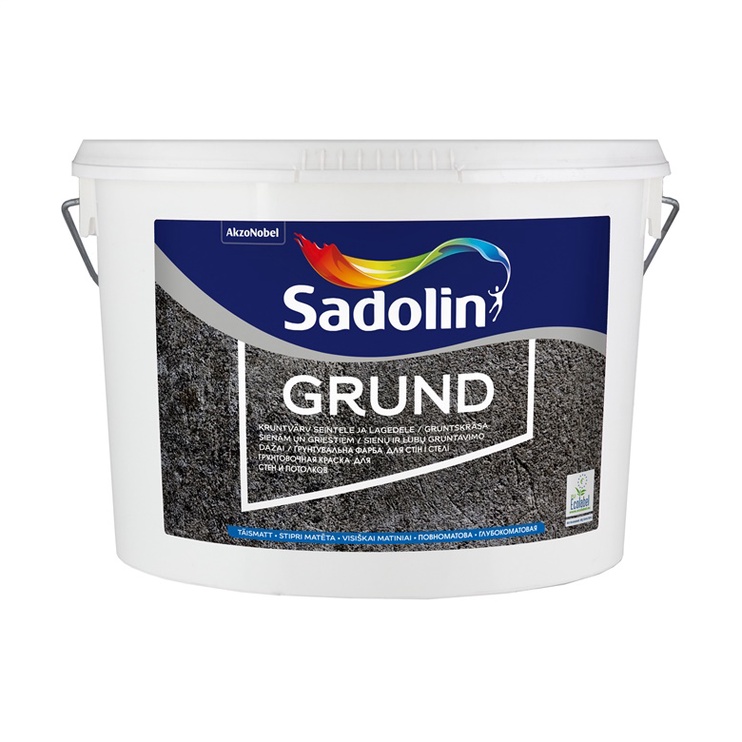 Grunts Sadolin Grund, pelēka, 10 l