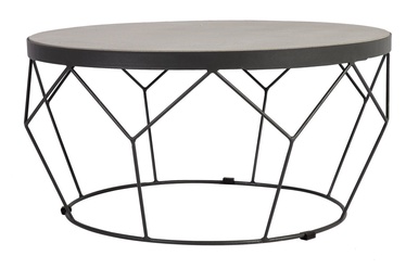 Home4you Sandstone Garden Table 70x35cm Dark Grey