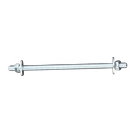 Strypas su 2 veržlėmis ir 2 poveržlėmis, M16 x 400 mm