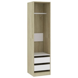 Гардероб VLX Chipboard, белый/кремовый, 50 см x 50 см x 200 см