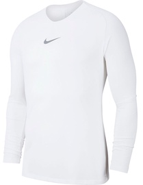 Pikkade varrukatega särk, meestele Nike Dry Park First Layer, valge, 2XL