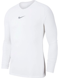 Krekls ar garām piedurknēm, vīriešiem Nike Dry Park First Layer, balta, 2XL