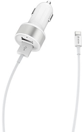 Автомобильное зарядное устройство Devia, Apple Lightning/2 x USB