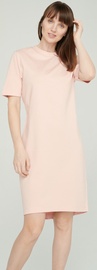 Audimas Stretch Short Sleeves Dress Pink XS