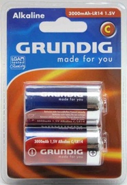 Baterijas Grundig, LR14, 1.5 V, 2 gab.