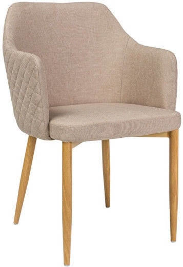 Valgomojo kėdė Astor, smėlio ruda, 46 cm x 46 cm x 84 cm