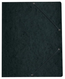 Herlitz 3-Flap File With Elastics A4 Colorspan Black