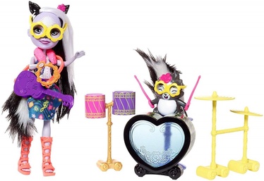 Mattel Doll Enchantimals And Rockin Drum Set FRH41