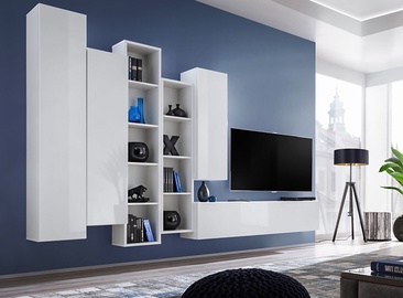 ASM Blox V Living Room Wall Unit Set White