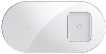Laadija Baseus Simple 2in1 Wireless Charger WXJK White