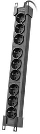 Armac Multi M9 Rack 19'' IEC C14 Surge Protection 3m Black