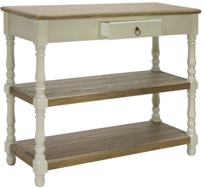 Kohvilauad Home4you Samira, pruun/valge, 97 cm x 35 cm x 80 cm