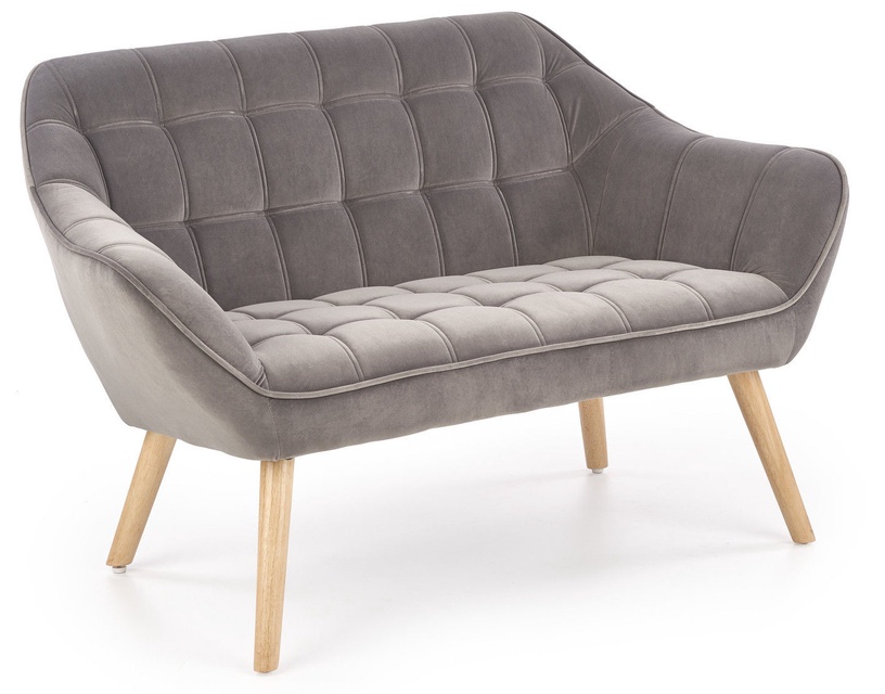 Fotelis Romeo XL, pilkas/smėlio ruda, 128 cm x 75 cm x 75 cm