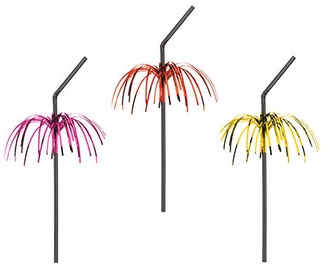 Pap Star Straw Decor 8pcs Black