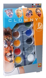 SES Creative Clowny Aqua Face Paint Set 10pcs 09694