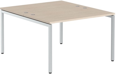 Skyland Xten-S XWST 1214 Writing Desk 120x140x75cm Beech Tiara/Aluminium
