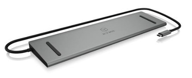 IcyBox Docking Station USB Type-C 3xUSB 3.0 2xHDMI VGA
