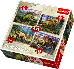 Dėlionė Trefl Dinosaurs 4 in 1 Puzzle 34249