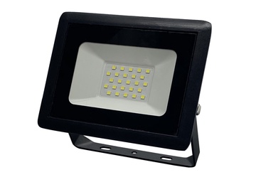 Prožektors Okko E011EI, 20 W, 1600 lm, 4000 °K, IP65, melna