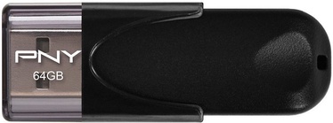 USB atmintinė PNY Attaché 4, juoda, 64 GB