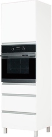 Köögikapp Bodzio Sandi High Rise Oven 60 Left White, 600x590x2070 mm
